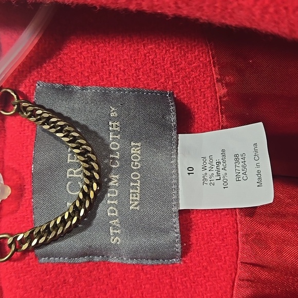 J. Crew Pea Coat Stadium Cloth 10 - Picture 3 of 12